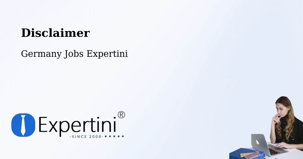Disclaimer – Langenfeld - Germany Jobs Expertini